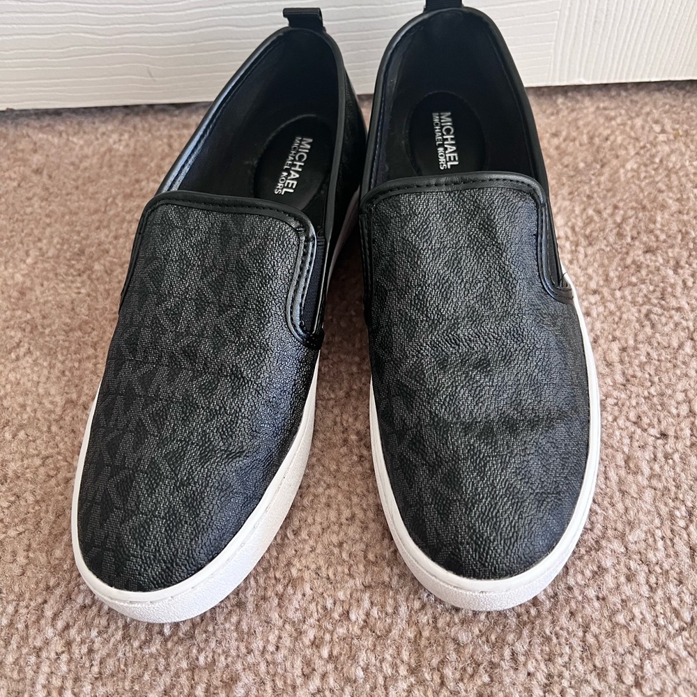Michael Kors Black Signature Logo Slip On